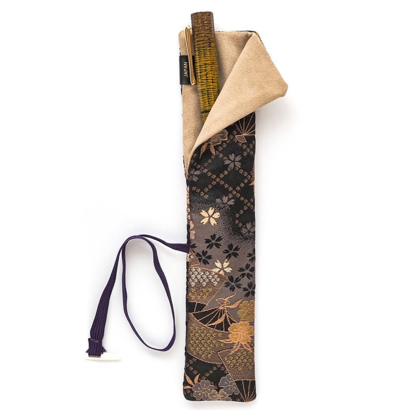 Japoniško stiliaus dėklas rašikliui „Taccia Kimono Nishijin Collection”, Sakura Night TKW-NCS-ST
