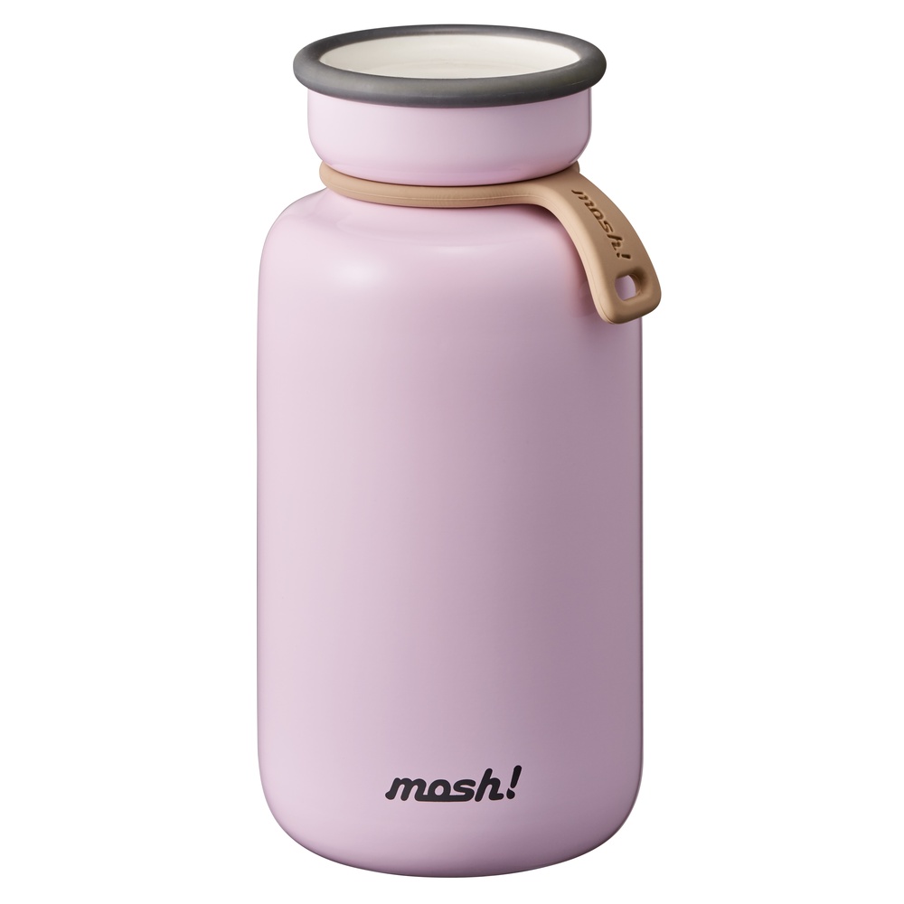 Nerūdijančio plieno retro stiliaus termosinė gertuvė „Mosh ! BOTTLE LATTE”, 450 ml Peach
