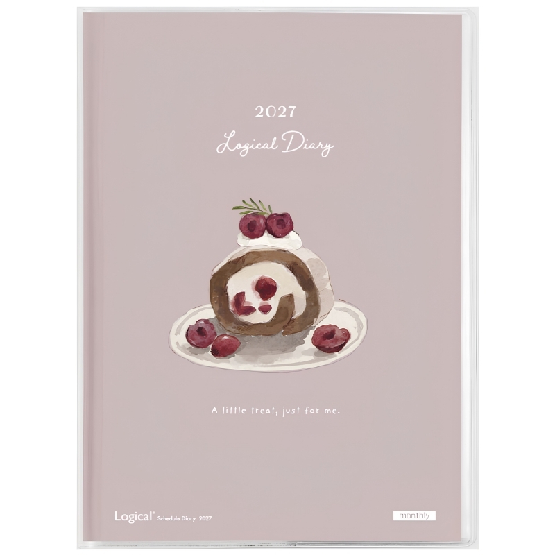 Japoniškas darbo kalendorius 2027 "Logical Diary" B6, sweets style NSV-B602H-27P