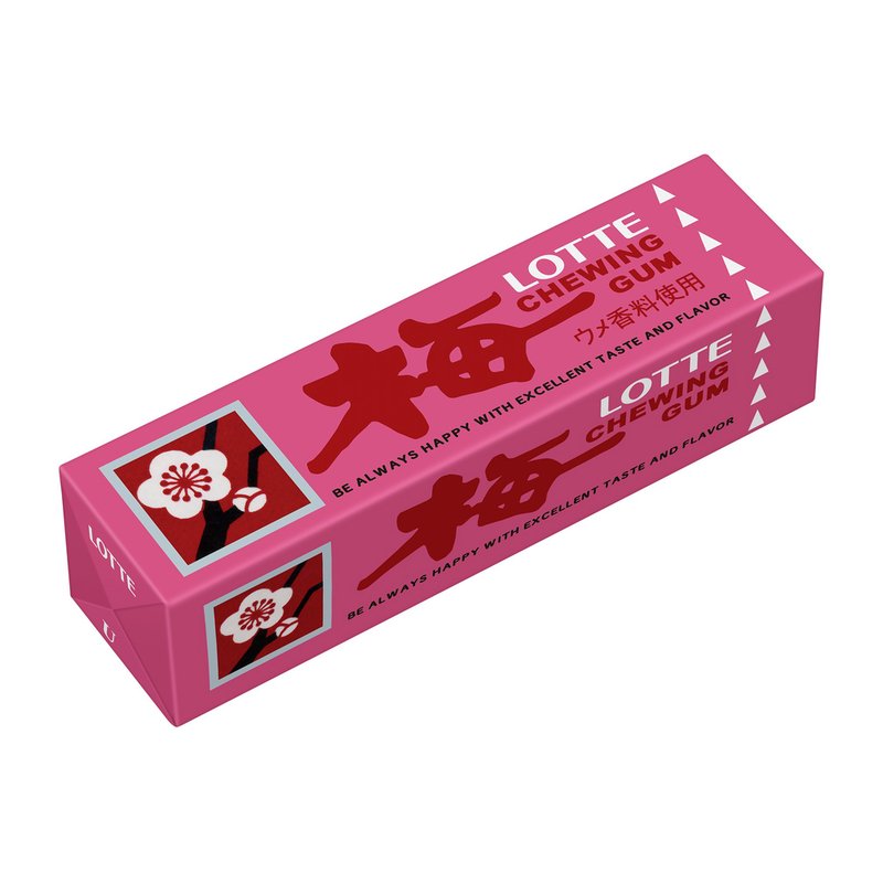 Kramtomoji guma „Lotte Ume Plum“ japoniškų slyvų skonio, 23g 80098