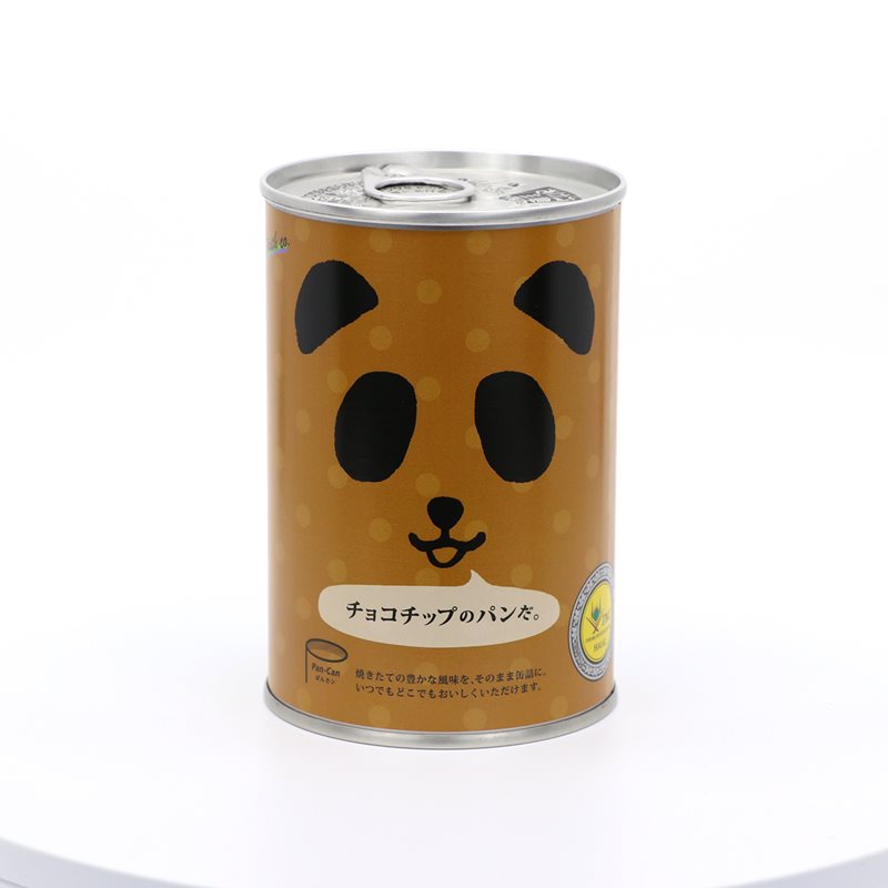 Japoniška puri „Pan-da“ bandelė su šokolado gabaliukais, 100g 83430