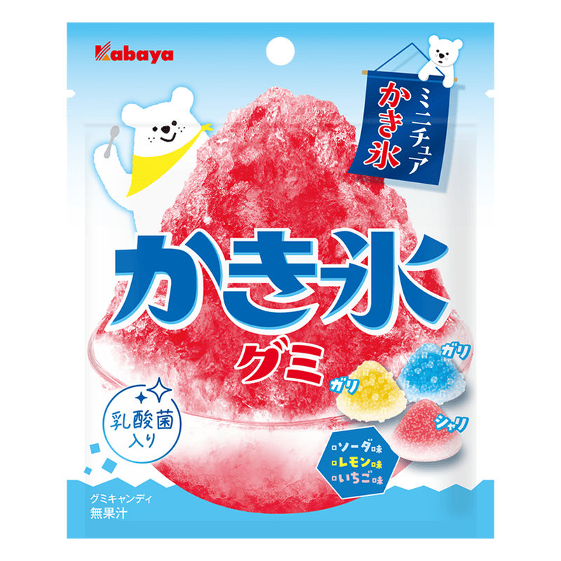 Japoniški guminukai „Kakigori“ įvairių skonių, 55g 75771